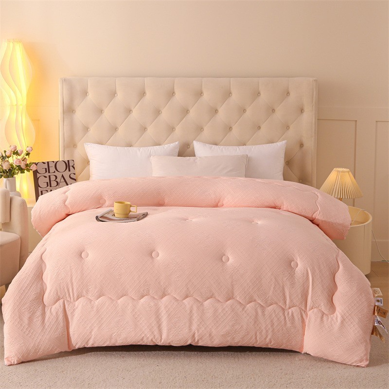 新款A类针织羊毛被加厚冬被羊毛被子春秋被宿舍被芯源头图4