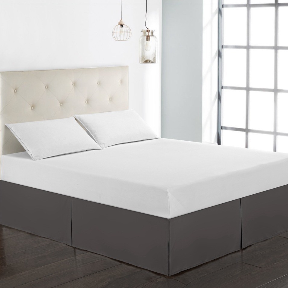 新款床裙 亚马逊eBay跨境wish热卖床品装饰 磨毛布床裙图2