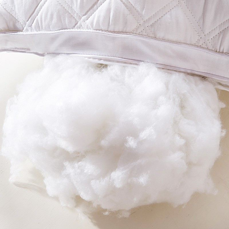 亚马逊跨境羽丝绒填充纯棉面料绗缝立体枕头芯可水洗高弹枕头图3