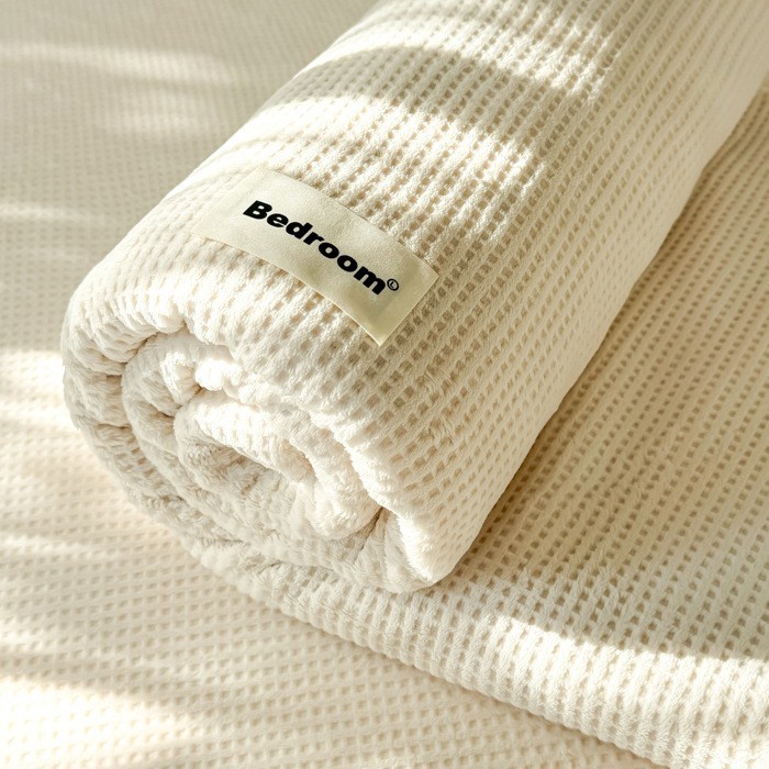 纯色华夫格牛奶绒床单单件冬季加厚珊瑚绒被单三件套宿舍单人床单图2