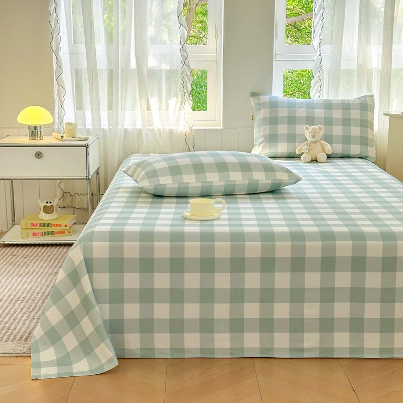 a类老粗布床单全棉单件春季家用双人纯棉被单三件套宿舍单人床单图4