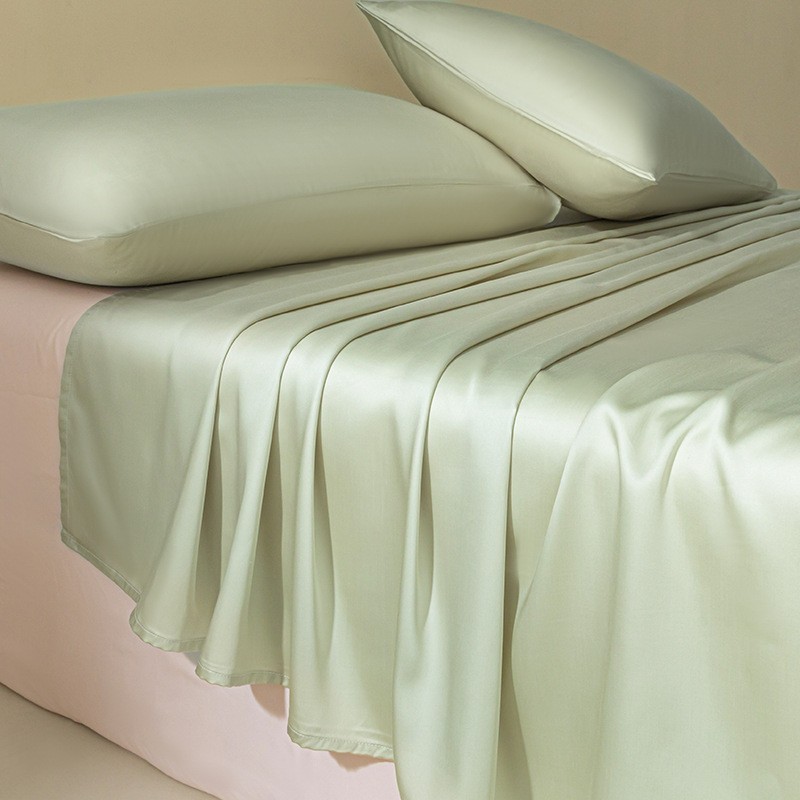 2026夏季莱赛尔天丝床单单件家用双人凉感被单三件套宿舍单人床单图4