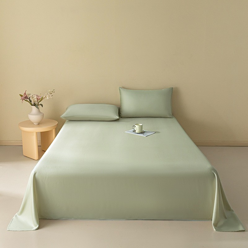 2026夏季莱赛尔天丝床单单件家用双人凉感被单三件套宿舍单人床单图5