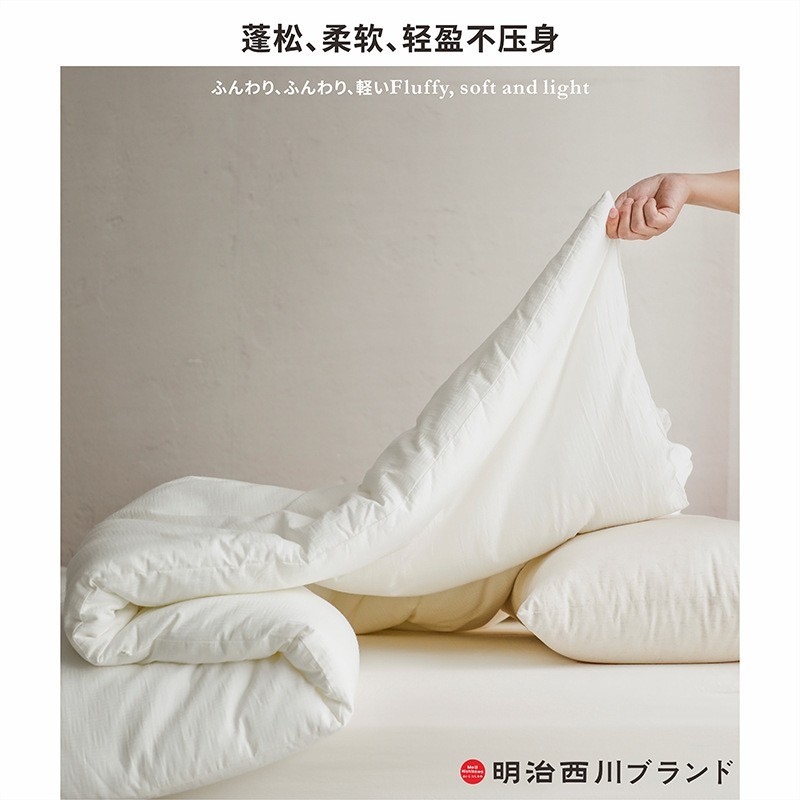 大豆纤维被纯棉春秋被子加厚子母冬被二合一被芯全棉夏被图2